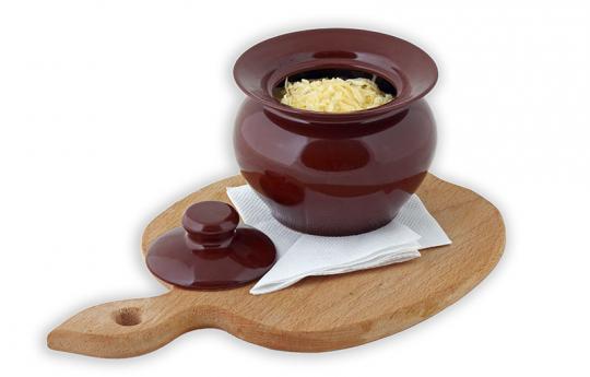 Драники с мочанкой в горшочке